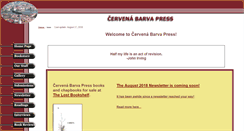 Desktop Screenshot of cervenabarvapress.com